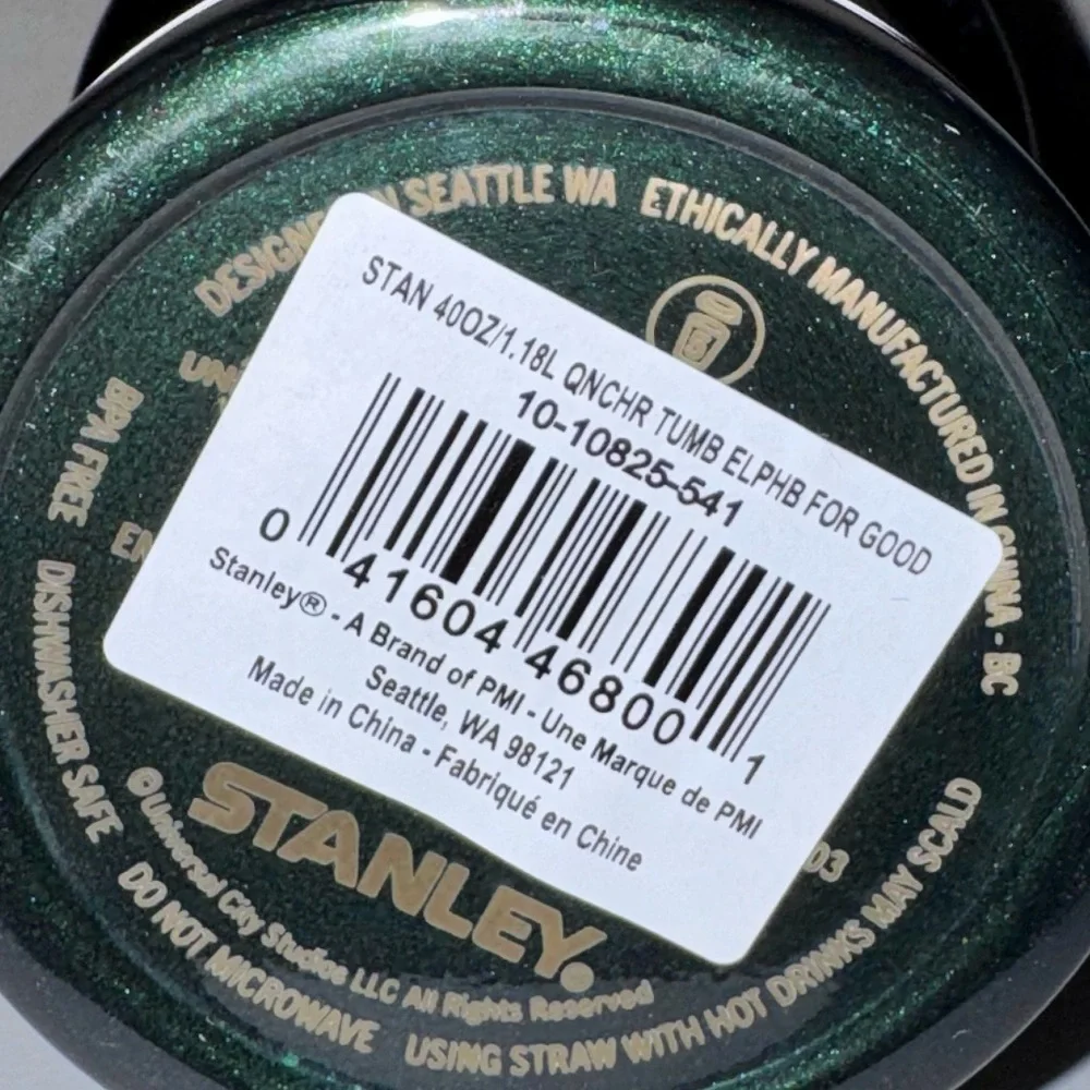 Stanley x Wicked 40oz Elphaba for Good Tumbler - Green, Purple, Black - NWT 2025 - Picture 9 of 9